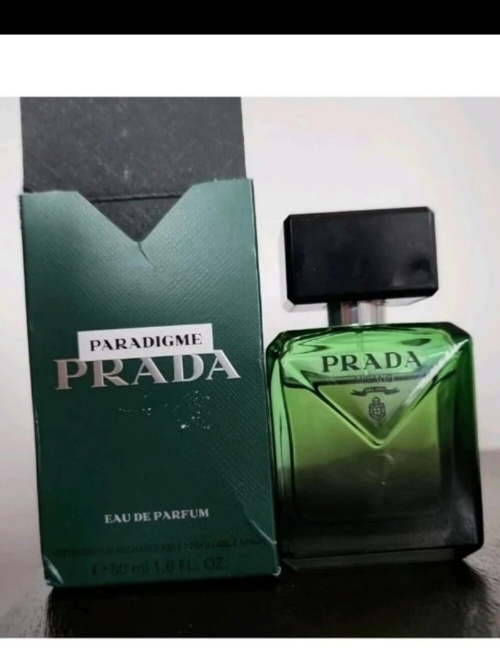 Prada Paradigme Men Green Comes In Box
